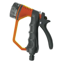 Öntözőpisztoly fém, 6 funkciós, kézvédővel