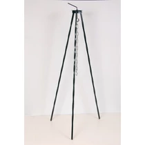 Bográcsállvány 1,2 m csavart, fekete