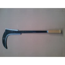 Cserjevágó kovácsolt, kétélű, fa markolattal