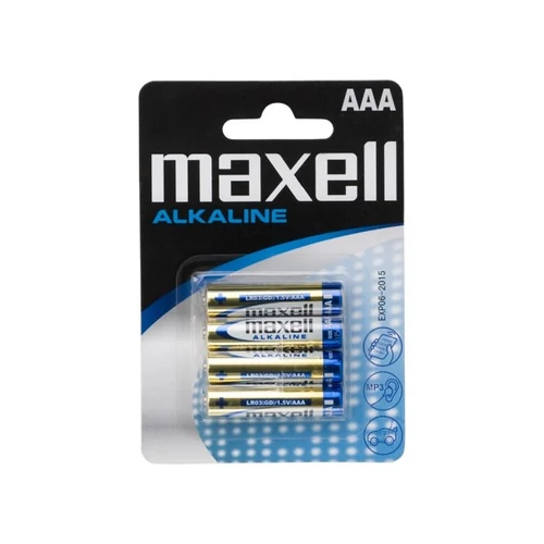 Mikroeruza elem Maxell Alkaline 4 db / bliszter